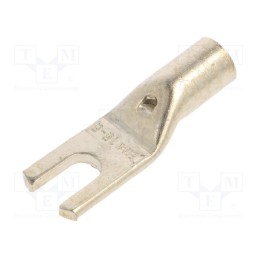 10 pcs : BM01526 - Tip: fork, M5, 16mm2, crimped, for cable, non-insulated, tinned