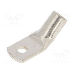 10 pcs : BM0162545 - Tip: ring tube, M5, 25mm2, crimped, for cable, angled 45°, tinned