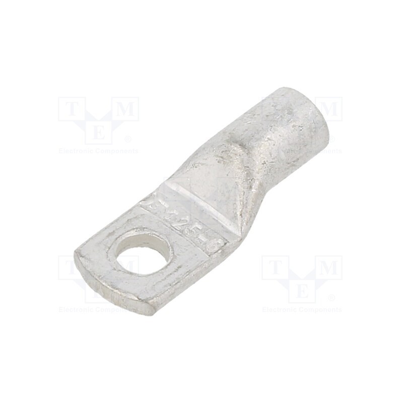 10 pcs : BM016311 - Tip: ring tube, M6, 25mm2, crimped, for cable, tinned, copper, 4AWG