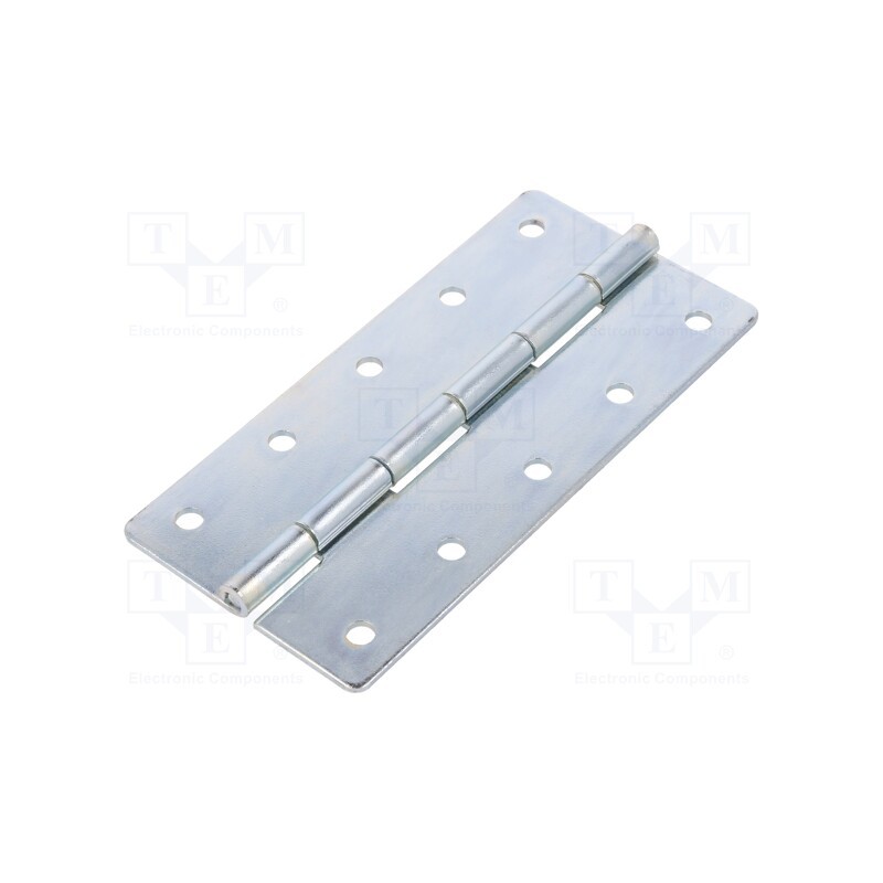 10 pcs : 3.ST124.001 - Hinge, Width: 70mm, zinc-plated steel, natural, H: 145mm