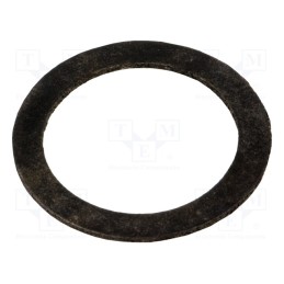 50 pcs : 166-50504 - Gasket, chloroprene, Thk: 1.5mm, Øint: 31.5mm, Øout: 42mm, M32, black