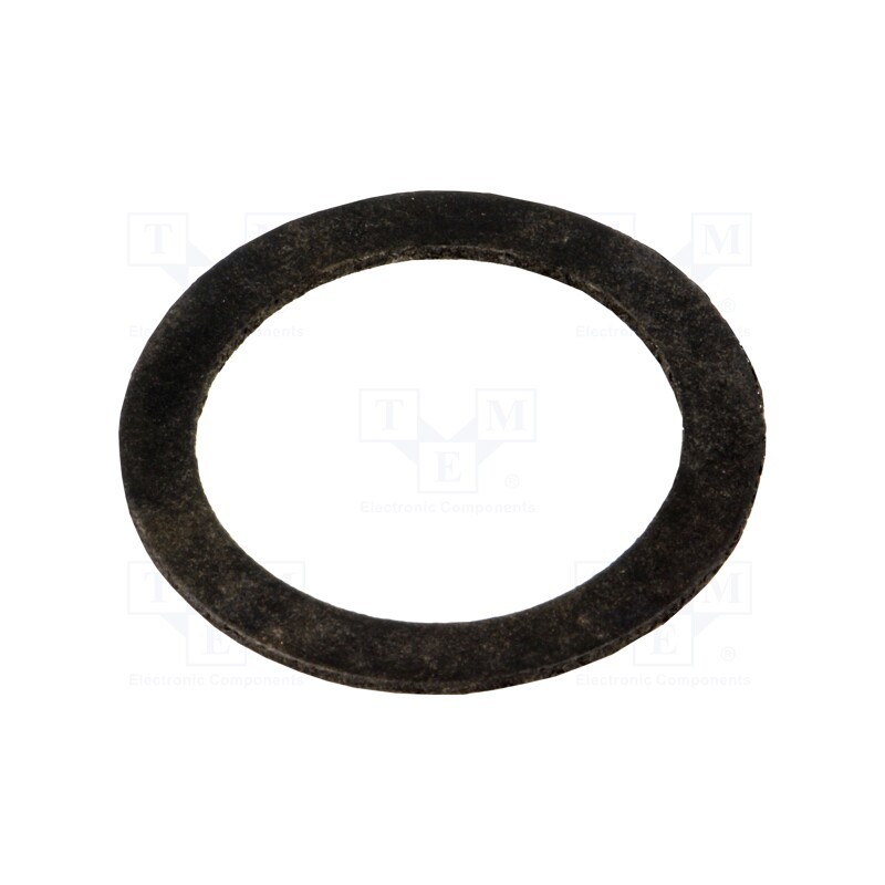 50 pcs : 166-50504 - Gasket, chloroprene, Thk: 1.5mm, Øint: 31.5mm, Øout: 42mm, M32, black