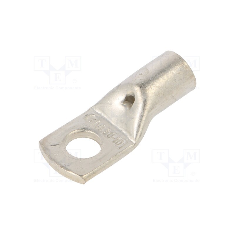 10 pcs : BM018434 - Tip: ring tube, M10, 50mm2, crimped, for cable, straight, tinned