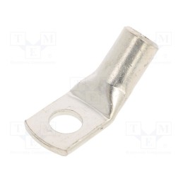 10 pcs : BM0184345 - Tip: ring tube, M10, 50mm2, crimped, for cable, angled 45°, tinned