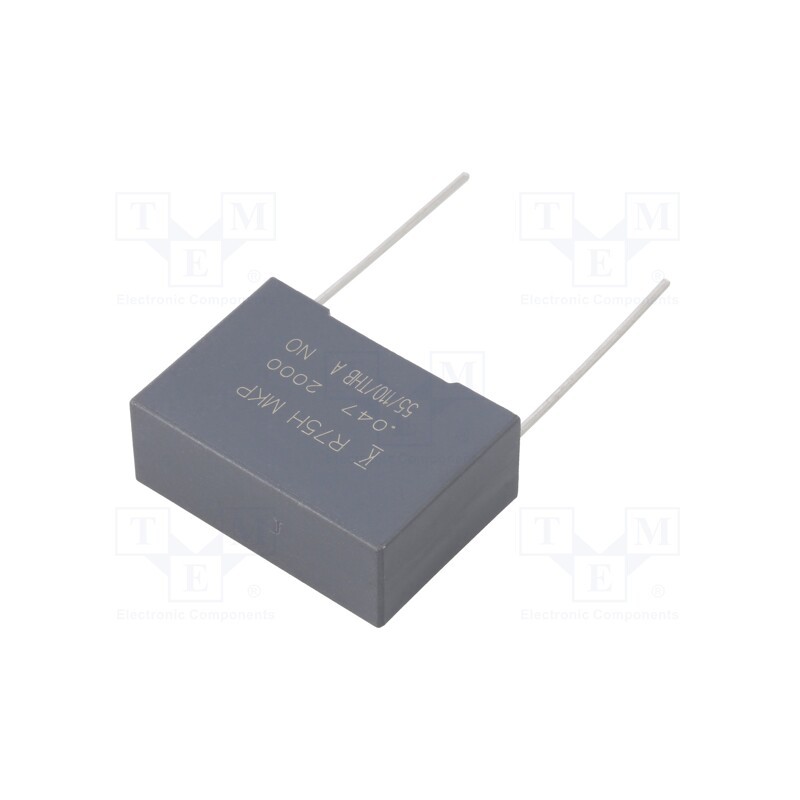 10 pcs : R75UN247050H3J - Capacitor: polypropylene, 47nF, 26.5x10x18.5mm, THT, ±5%, 22.5mm