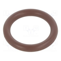 50 pcs : 01-0016.00X3 ORING 80FPM BROWN - O-ring gasket, FPM, Thk: 3mm, Øint: 16mm, brown, -20÷200°C