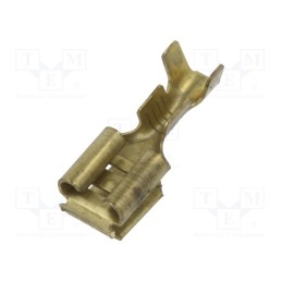 50 pcs : BM02298 - Terminal: flat, 6.3mm, 0.8mm, female/male, 1÷2.5mm2, crimped, brass