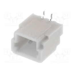 10 pcs : BM02B-SRSS-TB (LF)(SN) - Socket, wire-board, male, SH,SR, 1mm, PIN: 2, SMT, 50V, 1A, -25÷85°C