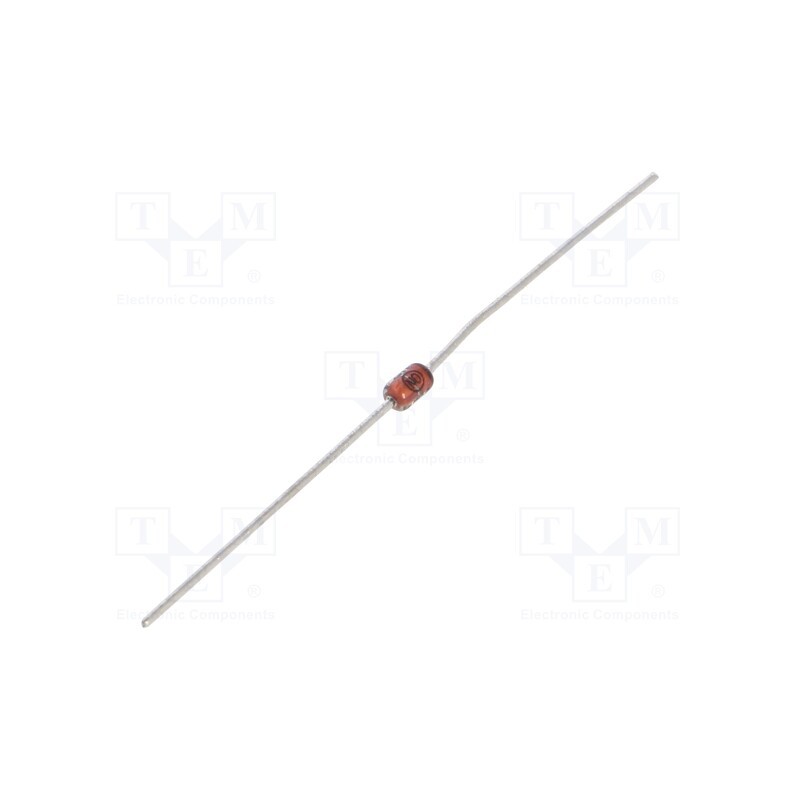 50 pcs : 1N4741ATR - Diode: Zener, 1W, 11V, DO41, single diode, 5uA