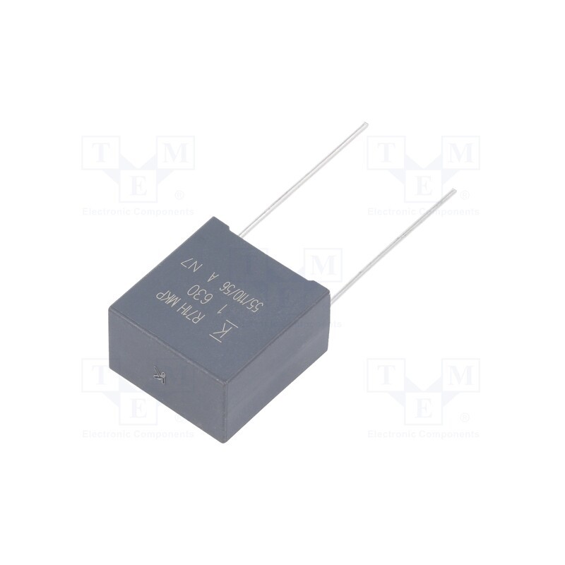 10 pcs : R71PI410050H6K - Capacitor: polypropylene, 1uF, 18x19x11mm, THT, ±10%, 15mm, 630VDC