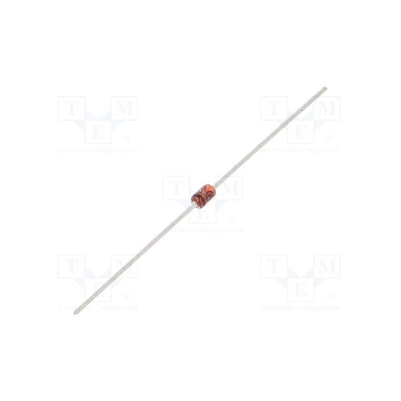 50 pcs : 1N4751A - Diode: Zener, 1W, 30V, DO41, single diode, 5uA