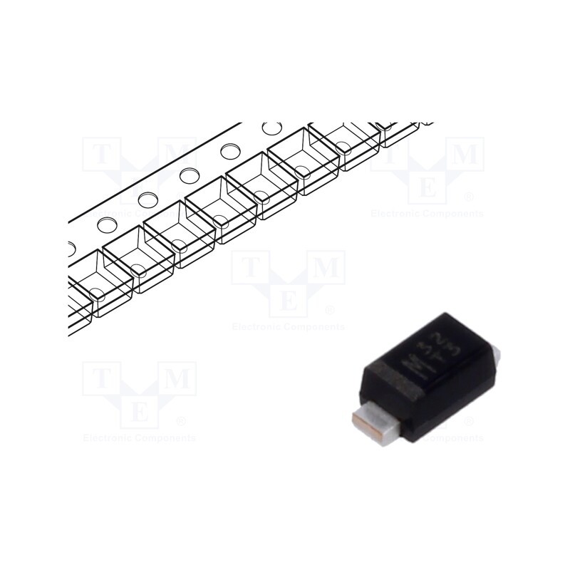 10 pcs : M1FM3-6063 - Diode: Schottky rectifying, SMD, 30V, 3A, DO219AA,