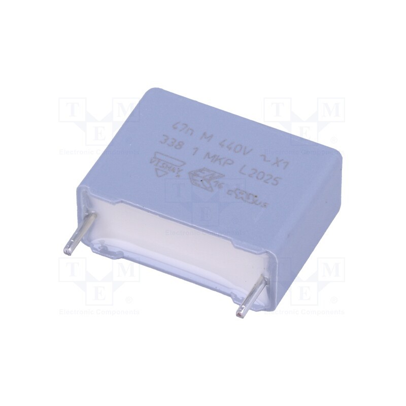 10 pcs : BFC233810473 - Capacitor: polypropylene, 47nF, THT, ±20%, 15mm, 1kVDC, 440VAC