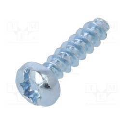 500 pcs : 3148581 - Screw, for plastic, 3x12, Head: cheese head, slotted,Torx®, zinc