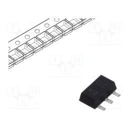 10 pcs : BC869-16,115 - Transistor: PNP, bipolar, 20V, 2A, 1.35W, SC62,SOT89