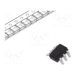 10 pcs : SN74LVC2G06DCKR - IC: digital, buffer,inverting,line driver, Ch: 2, CMOS, SMD, SC70