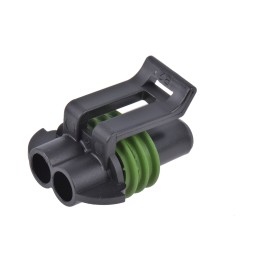 20 pcs - Delphi, Metri-Pack 150 Automotive Connector Socket 2 Way, Crimp Termination