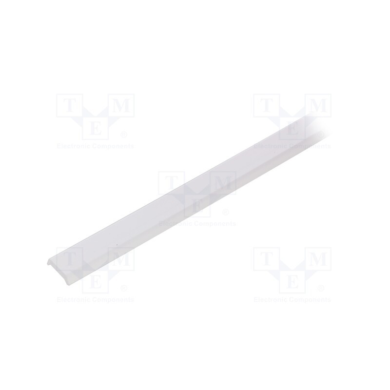 10 pcs : B17208F_1 - Cover for LED profiles, white, 1m, HS-11, push-in