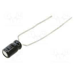 50 pcs : ECEA1CKA220B - Capacitor: electrolytic, THT, 22uF, 16VDC, Ø4x7mm, Pitch: 5mm, ±20%