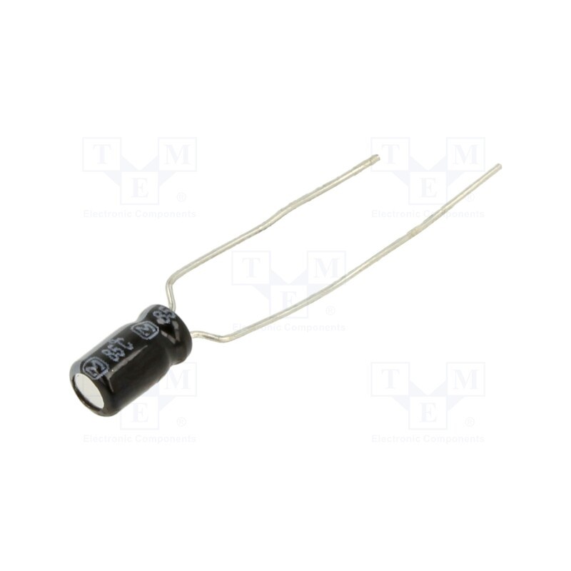 50 pcs : ECEA1CKA220B - Capacitor: electrolytic, THT, 22uF, 16VDC, Ø4x7mm, Pitch: 5mm, ±20%