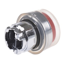 1 pcs - Schneider Electric Harmony XB4 Series Red Spring Return Push Button Head, 22mm Cutout, IP66, IP67