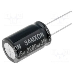 10 pcs : EGT228M1VK25RRSHP - Capacitor: electrolytic, low ESR, THT, 2200uF, 35VDC, Ø16x25mm