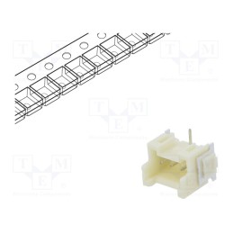 20 pcs : BM03B-XASS-TF - Socket, wire-board, male, XA, 2.5mm, PIN: 3, SMT, 250V, 3A, -25÷85°C