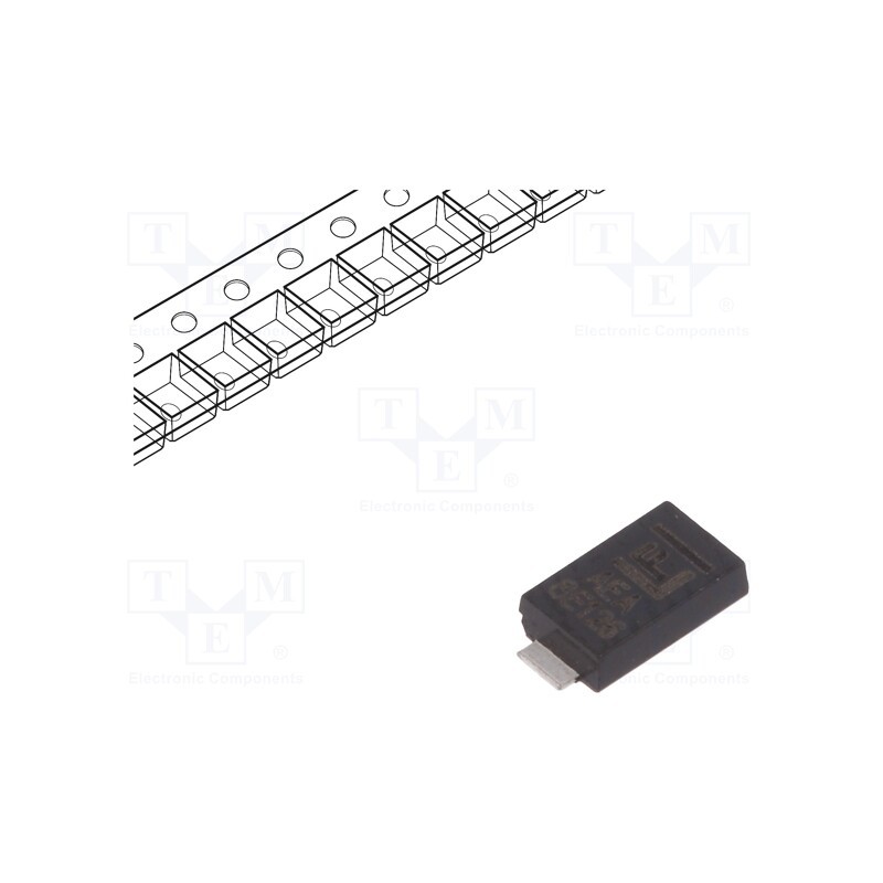 10 pcs : TPSMA6L5.0A - Diode: TVS, 600W, 6.7V, 65.3A, unidirectional, ±5%, DO221AC