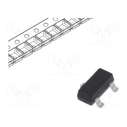 10 pcs : FMMT722TA - Transistor: PNP, bipolar, 70V, 1.5A, 625mW, SOT23