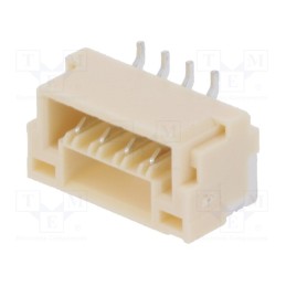 10 pcs : BM04B-GHS-TBT (LF)(SN)(N) - Socket, wire-board, male, GH, 1.25mm, PIN: 4, SMT, 50V, 1A, vertical