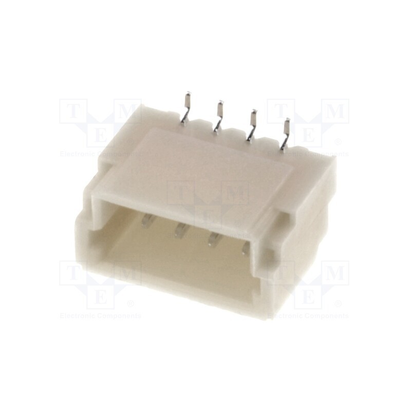 10 pcs : BM04B-SRSS-TB (LF)(SN) - Socket, wire-board, male, SH,SR, 1mm, PIN: 4, SMT, 50V, 1A, -25÷85°C