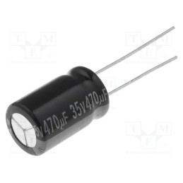 50 pcs : EWH1VM471G16OT - Capacitor: electrolytic, THT, 470uF, 35VDC, Ø10x16mm, Pitch: 5mm