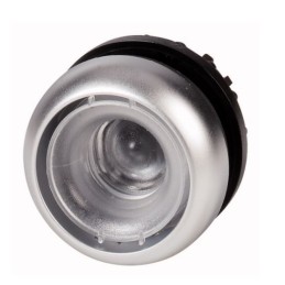 1 pcs - Eaton M22 Series Silver Momentary Push Button Head, 22mm Cutout, IP67