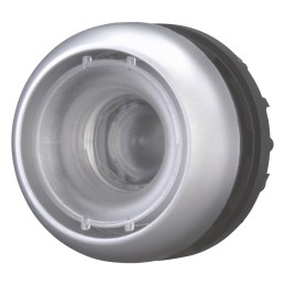 1 pcs - Eaton M22 Series Silver Momentary Push Button Head, 22mm Cutout, IP67