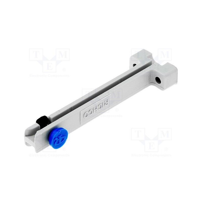 10 pcs : VMCG2-65-MPBL - PCB guide, polyamide, L: 65mm, B: 56.5mm, Mount.plate thick: 1.6mm