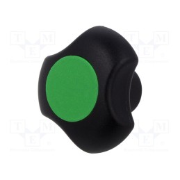 10 pcs : VTT.40-C-B-M8-C17 - Knob, Ø: 40mm, Int.thread: M8, 13.5mm, H: 25mm, technopolymer PA