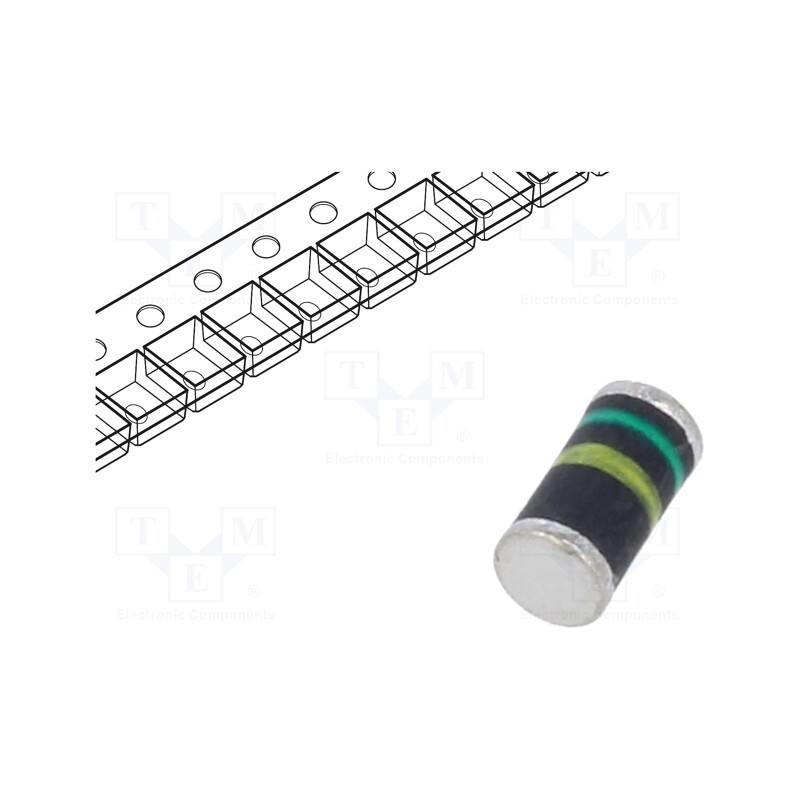 10 pcs : EGL41G-E3/96 - Diode: rectifying, SMD, 400V, 1A, 50ns, DO213AB, Ufmax: 1.25V
