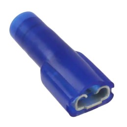 20 pcs - Molex 19002 Blue Insulated Female Spade Connector, Receptacle, 4.75 x 0.81mm Tab Size
