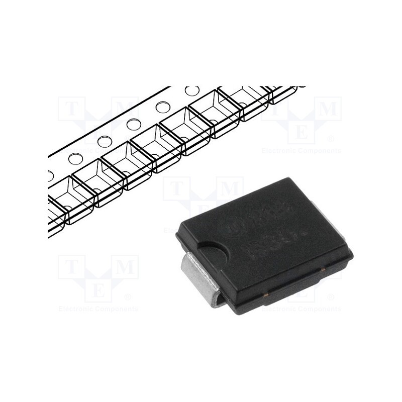 10 pcs : SM15T33A-E3/57T - Diode: TVS, 1.5kW, 31.4V, 33A, unidirectional, SMC, , SM15T
