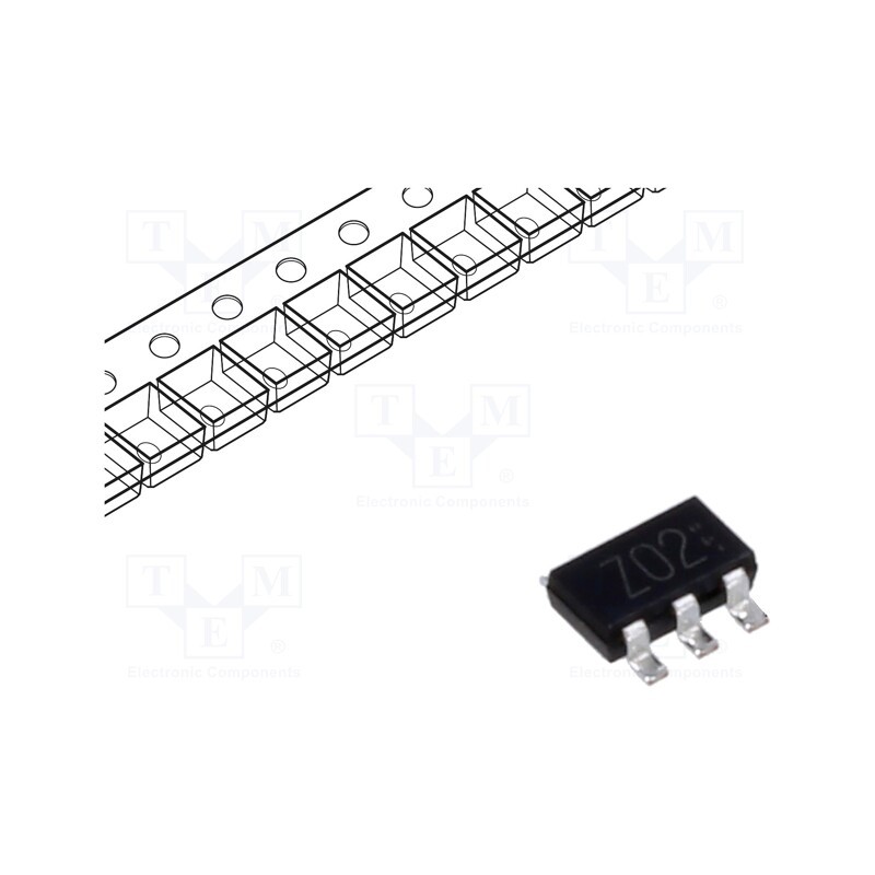 10 pcs : QSZ2TR - Transistor: NPN / PNP, bipolar, complementary pair, 30V, 1.5A