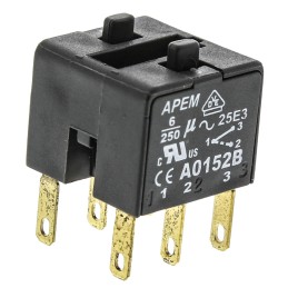 1 pcs - APEM A01 Series Contact Block for Use with A01 Series, 2CO