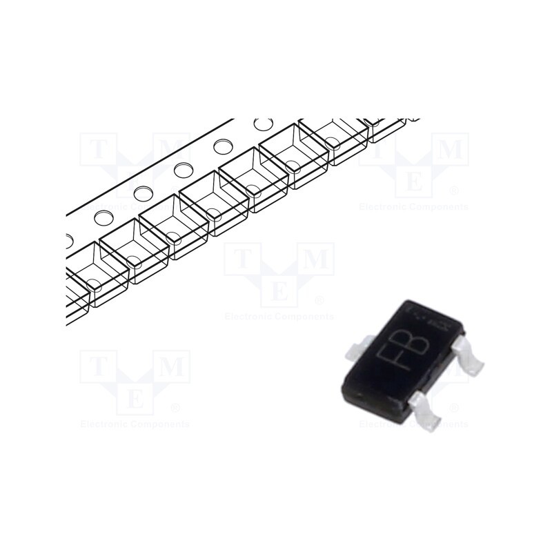 10 pcs : RQ5H020SPTL - Transistor: P-MOSFET, unipolar, -45V, -2A, Idm: -8A, 1W, TSMT3