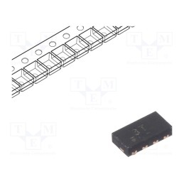 10 pcs : PUSB3TB6AZ - Diode: TVS array, 6V, unidirectional, SOT1358-1,XSON7, Ch: 6