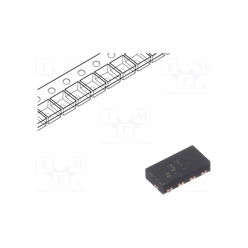 10 pcs : PUSB3TB6AZ - Diode: TVS array, 6V, unidirectional, SOT1358-1,XSON7, Ch: 6