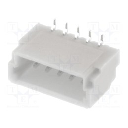 10 pcs : BM05B-SRSS-TB (LF)(SN) - Socket, wire-board, male, SH,SR, 1mm, PIN: 5, SMT, 50V, 1A, -25÷85°C