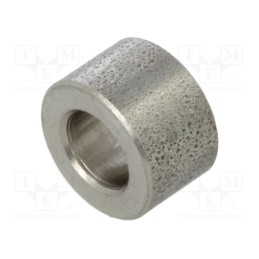 20 pcs : 348/4,3X05 - Spacer sleeve, 5mm, cylindrical, stainless steel, Out.diam: 8mm