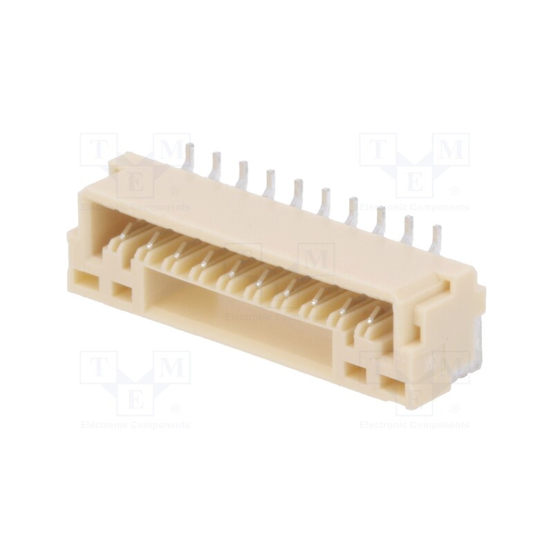 10 pcs : BM10B-GHS-TBT (LF)(SN)(N) - Socket, wire-board, male, GH, 1.25mm, PIN: 10, SMT, 50V, 1A, vertical