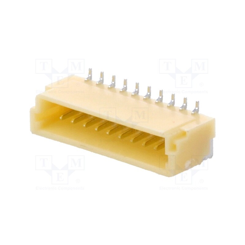 10 pcs : BM10B-SRSS-TB (LF)(SN) - Socket, wire-board, male, SH,SR, 1mm, PIN: 10, SMT, 50V, 1A, -25÷85°C