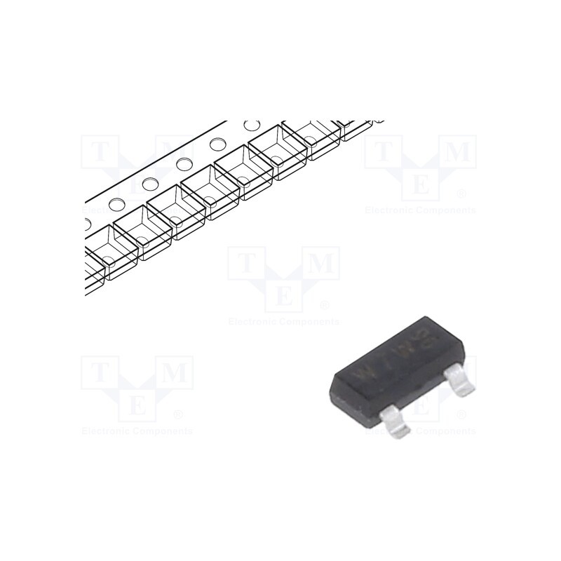 10 pcs : PBHV9115T,215 - Transistor: PNP, bipolar, 150V, 1A, 300mW, SOT23,TO236AB