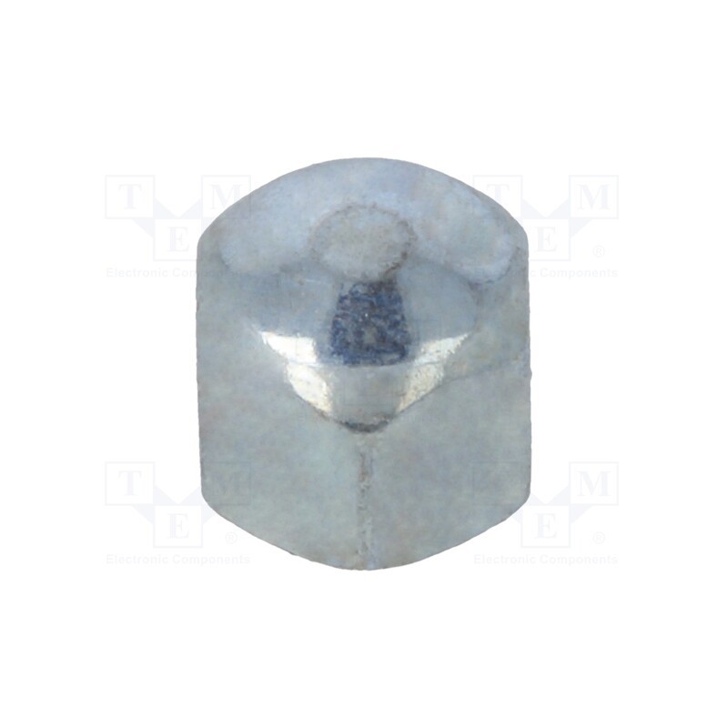 500 pcs : 1093290 - Nut, hexagonal, M4, 0.7, 6 steel, Plating: zinc, 5.5mm, BN 154, dome
